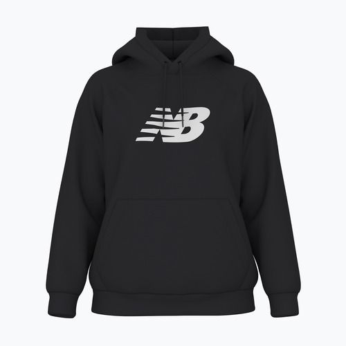 Жени New Balance Флийс качулка черна