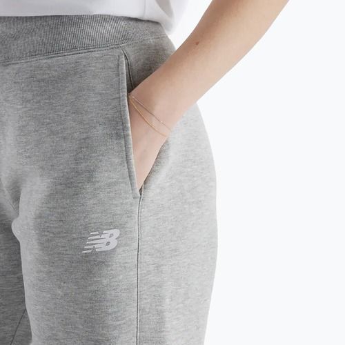 Дамски панталони New Balance Fleece Jogger athletic grey