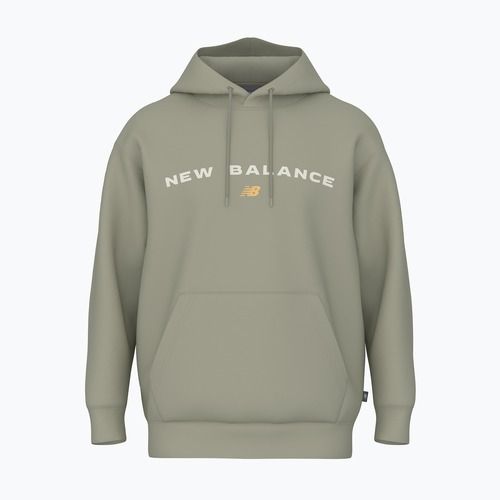 Мъжки New Balance Reimagine Fleece Hraphic Hoody olivine суитшърт