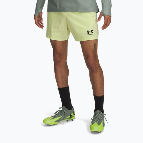 Мъжки футболни шорти Under Armour Challenger Pro Woven sonic yellow / black