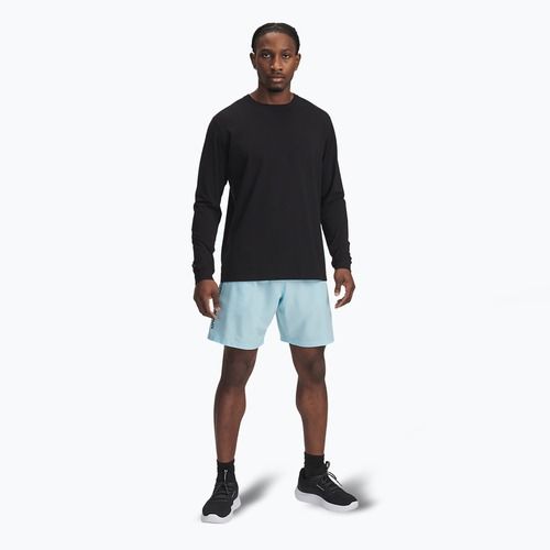 Мъжки шорти за тренировка Under Armour Woven Wordmark stream/black