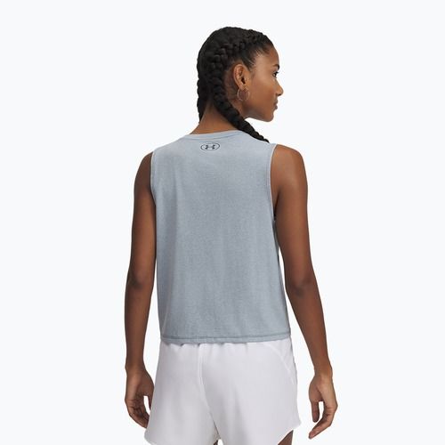 Under Armour Rush Energy Crop Tank дамски потник за тренировка downpour grey/downpour grey