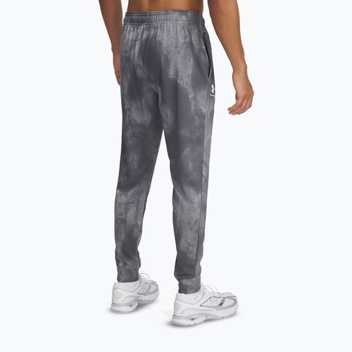 Мъжки панталони Under Armour Rival Terry Jogger с щампа castlerock/onyx white