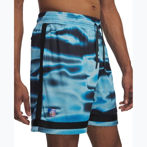 Мъжки баскетболни шорти Under Armour Curry Statement II midnight navy / stream