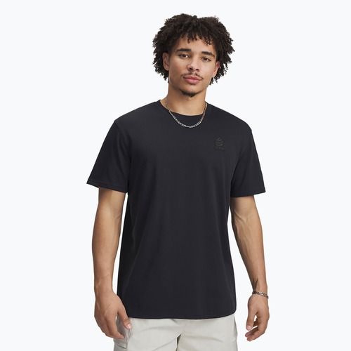 Мъжки баскетболен потник Under Armour Curry Heavyweight Trend black/black