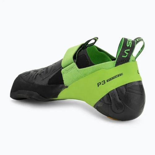 La Sportiva Skwama Vegan черна/блестящо зелена обувка за катерене