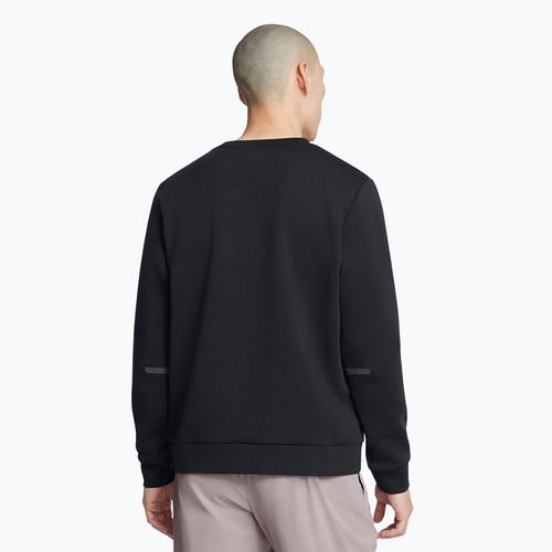 Мъжки суитшърт Under Armour Unstoppable Fleece Crew black/black