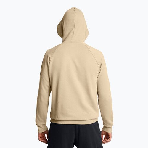 Мъжки суитшърт Under Armour Rival Fleece Logo HD city khaki/summit white