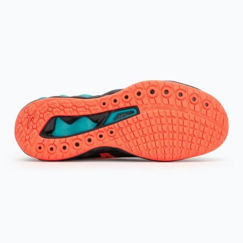 Мизуно Wave Luminous 3 обувки за волейбол черни/неонов пламък/пауново синьо