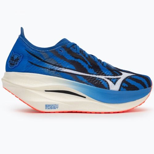 Mizuno Wave Rebellion Pro 3 запалване червено/виолетово/баскетболно синьо обувки за бягане
