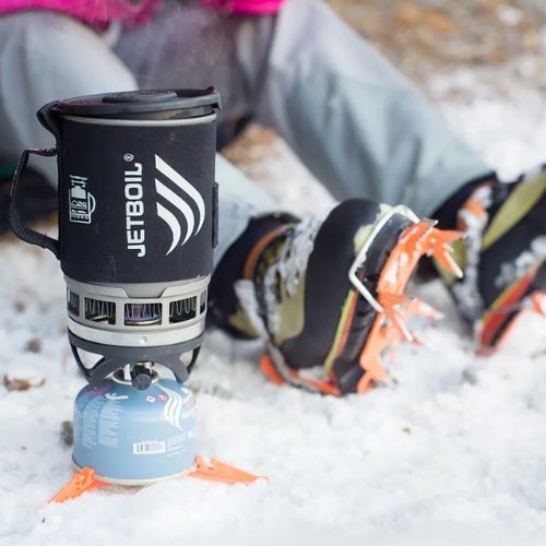 Система за готвене Jetboil 2.0 с въглероден котлон за пътуване