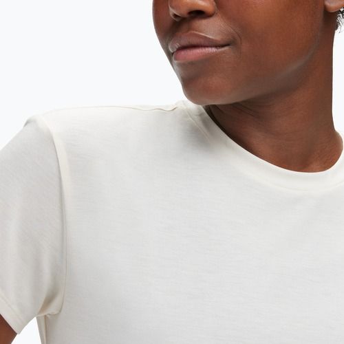 Дамска тениска за бягане HOKA Essential Tee eggnog