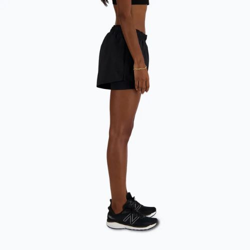 Дамски шорти за бягане New Balance Sport Essentials 2IN1 черни