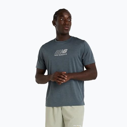 Мъжка тениска за бягане New Balance Athletics Reflective graphite