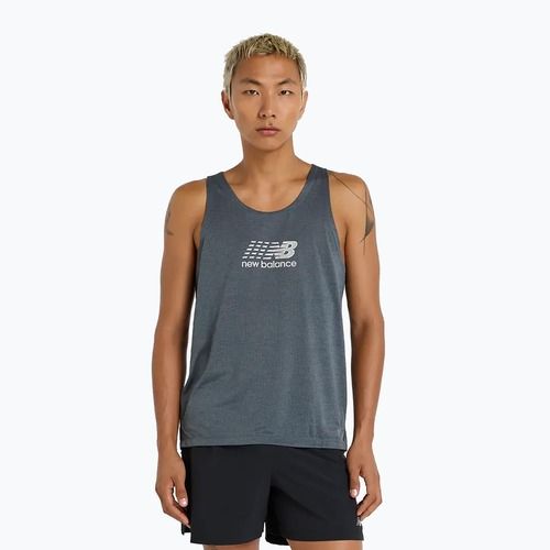 Мъжки потник за бягане New Balance Athletics Reflective graphite