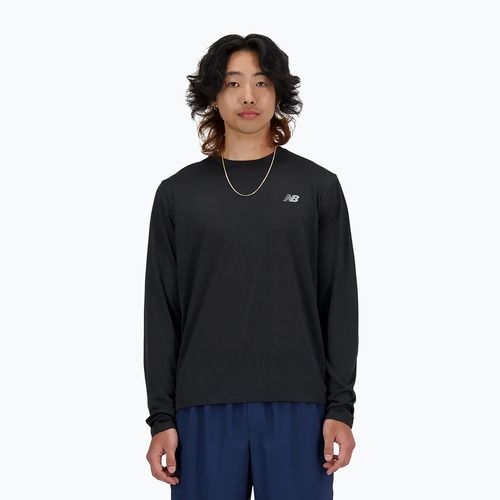 Мъжки суитшърт с дълъг ръкав New Balance Athletics black