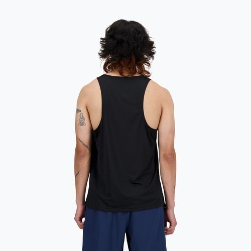Мъжки New Balance Sport Essentials Singlet черен потник за бягане