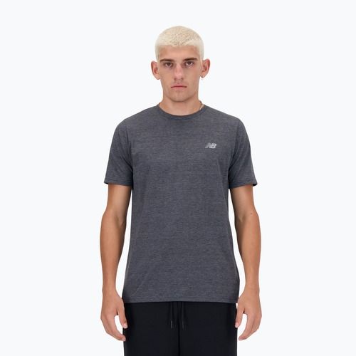 Мъжка тениска New Balance Sport Essentials Heathertech black heather