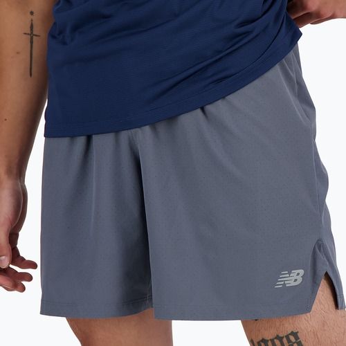 Мъжки шорти за бягане New Balance RC Seamless 7" graphite