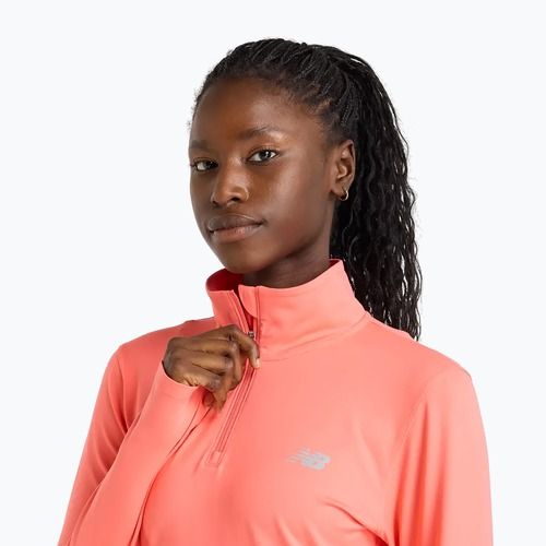 Дамски суитчър за бягане New Balance Sport Essentials Space Dye driftred