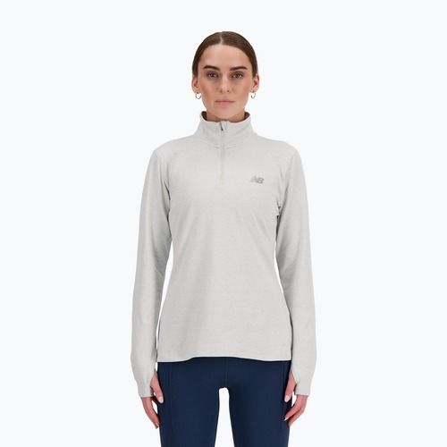 Дамски суитшърт за бягане New Balance Sport Essentials Space Dye ashheath