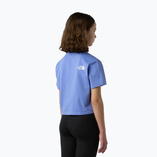 The North Face Crop Easy Tee виртуална синя детска тениска