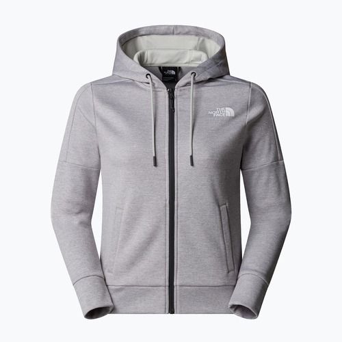 Дамска качулка с цип The North Face Reaxion Fleece tnf light grey heather