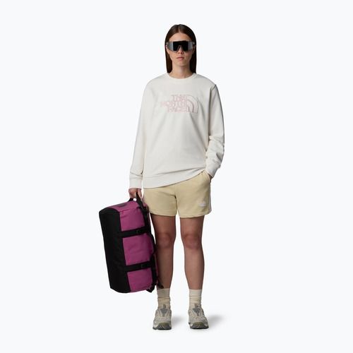 The North Face дамски суитшърт Drew Peak Light Crew бяла дюна/метално розово