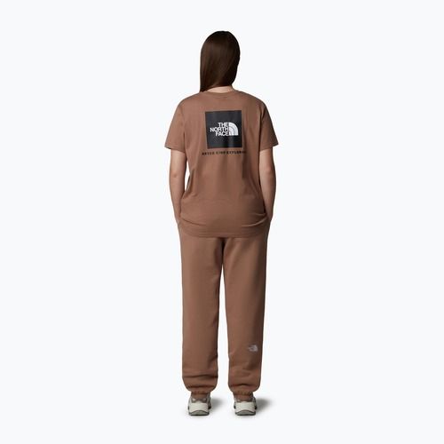 The North Face дамска тениска Box Nse Relaxed Tee latte/tnf white