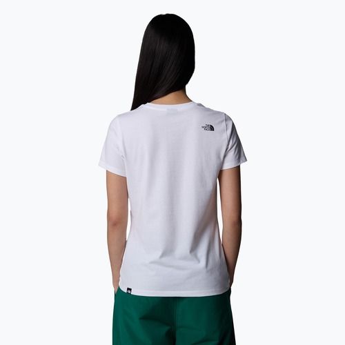 Дамска тениска The North Face Simple Dome Slim Tee tnf white