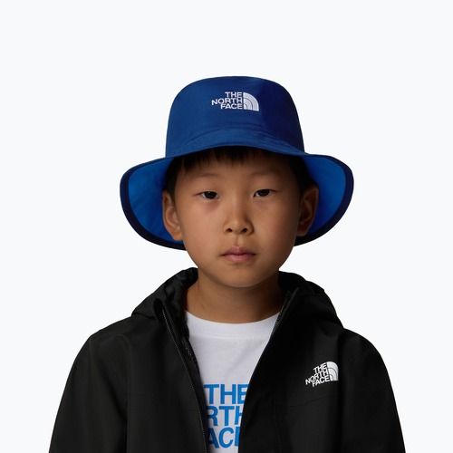 Детска шапка The North Face Class V Rev Bucket hero blue/tnf topo phantom print