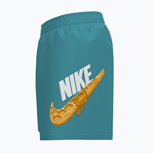 Детски бански шорти Nike Swoosh Waffle 4" Volley dusty cactus