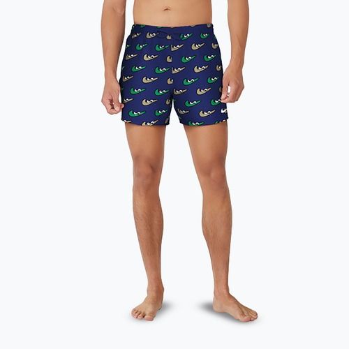 Мъжки бански шорти Nike Multi Print 5" Volley midnight navy