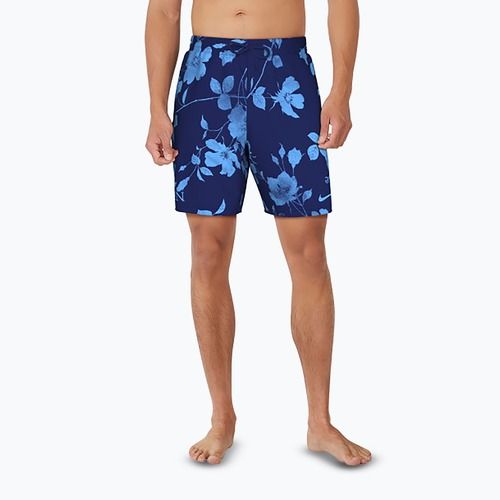 Мъжки бански шорти Nike Fine Floral 7" Volley midnight navy