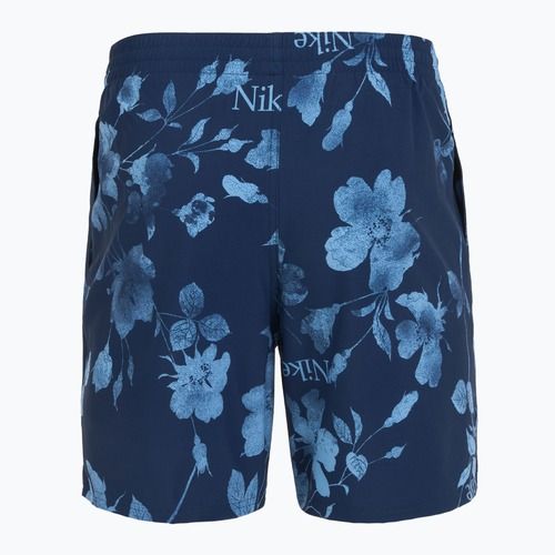 Мъжки бански шорти Nike Fine Floral 7" Volley midnight navy