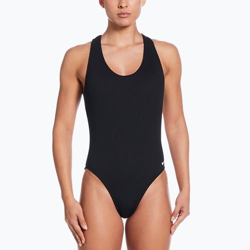 Nike Elevated Essential Crossback дамски бански от една част черен