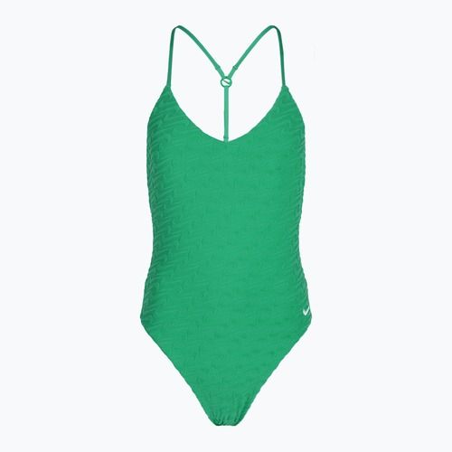 Дамски бански от една част Nike Swoosh Link Y-Back stadium green