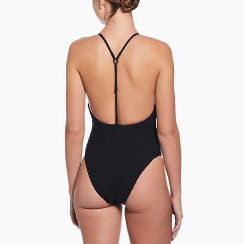 Дамски бански костюм от една част Nike Swoosh Link Y-Back black