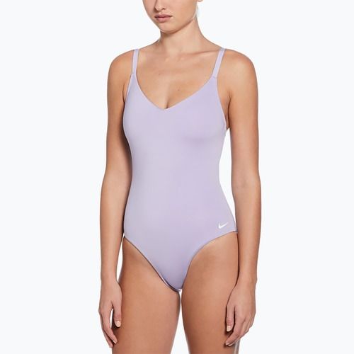 Дамски бански костюм от една част Nike Essential V-Neck hydrangeas