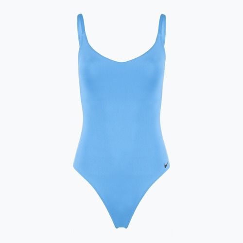 Дамски бански костюм от една част Nike Essential V-Neck university blue