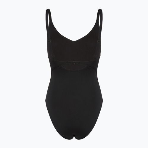 Дамски бански костюм от една част Nike Essential V-Neck black