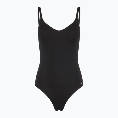 Дамски бански костюм от една част Nike Essential V-Neck black