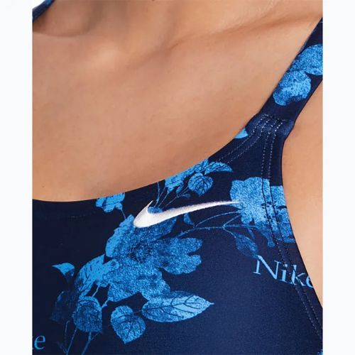 Дамски бански костюм от една част Nike Hydrastrong Fastback midnight navy
