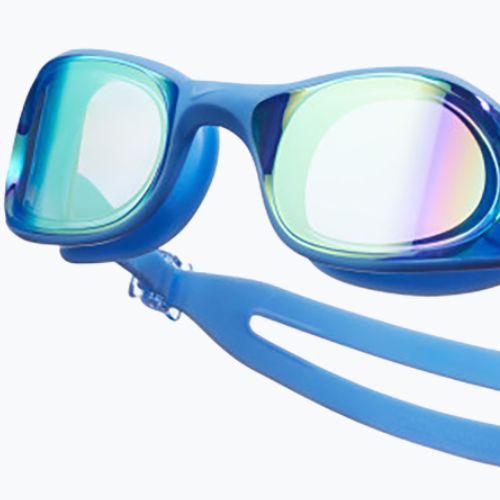 Огледални очила за плуване Nike Expanse Mirrored university blue