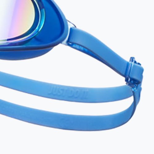 Огледални очила за плуване Nike Expanse Mirrored university blue