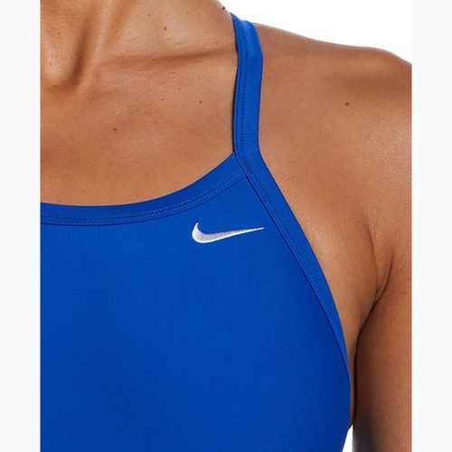 Дамски бански костюм от една част Nike Solid Racerback game royal