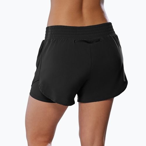 Дамски къси панталони за бягане Mizuno 2IN1 4.5" черни
