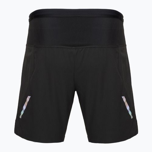 Мъжки къси панталони за бягане Mizuno Trail ER 2IN1, черни