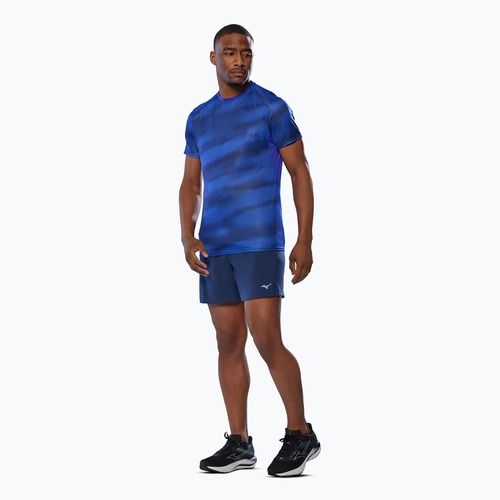 Мъжка тениска за бягане Mizuno DryAeroFlow Graphic Tee reflex blue