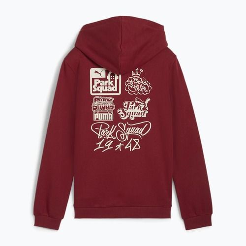 Детски суитшърт PUMA ESS+MIS 90s Hoodie FL интензивно червено